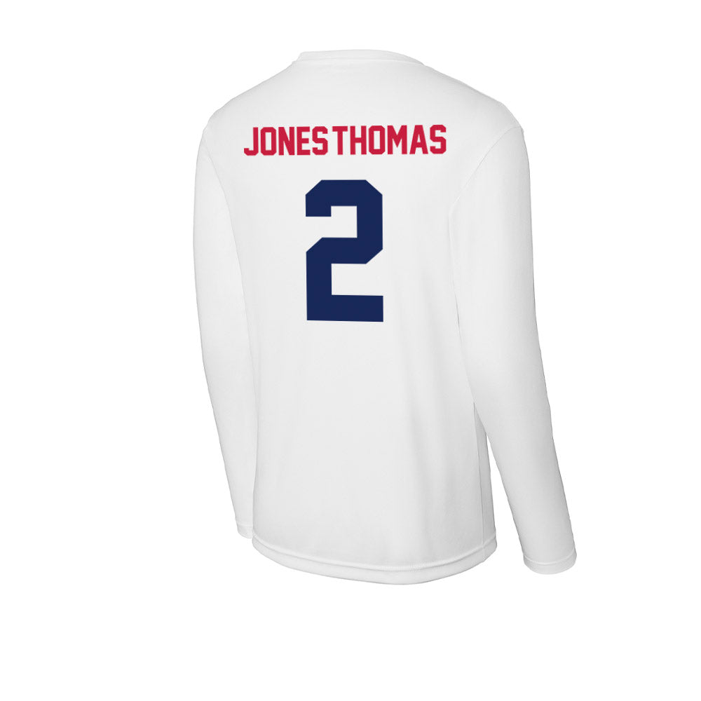 South Alabama - NCAA Football : Jeremiah Jones-Thomas - Activewear Long Sleeve T-Shirt-1