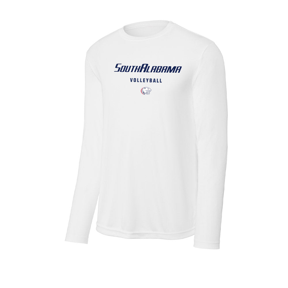South Alabama - NCAA Women's Volleyball : Alivia Freeman - Activewear Long Sleeve T-Shirt-0