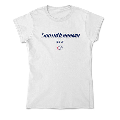 South Alabama - NCAA Men's Golf : Hugo Thyr - Soft Style Women’s T-Shirt-0