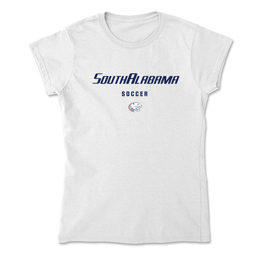South Alabama - NCAA Women's Soccer : Brooklynn Samonski - Soft Style Women’s T-Shirt-0