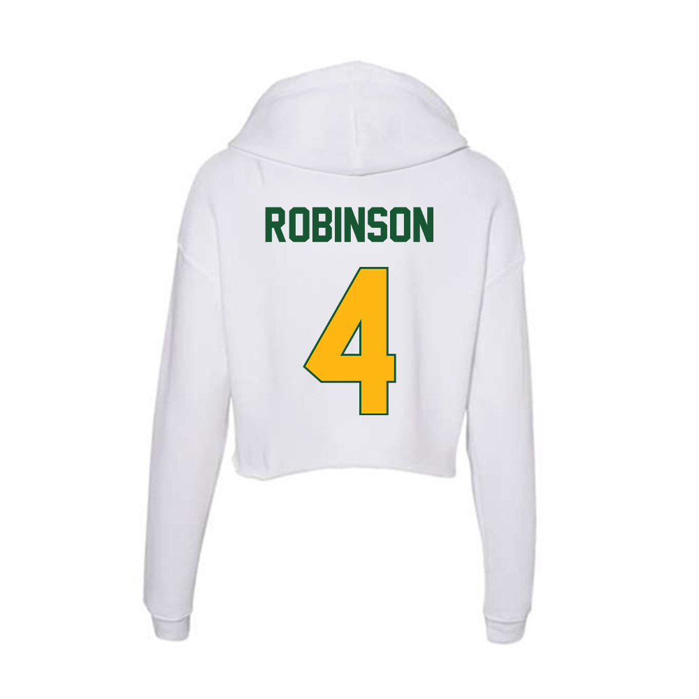 UAB - NCAA Men's Basketball : Ahmad Robinson - Classic Shersey Women's Crop Fleece Hoodie-1