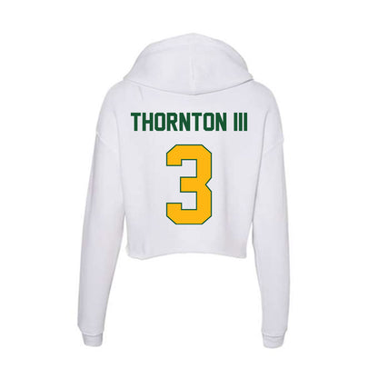 UAB - NCAA Football : Ray Thornton III - Classic Shersey Women's Crop Fleece Hoodie-1