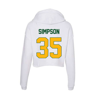 UAB - NCAA Football : Owen Simpson - Classic Shersey Women's Crop Fleece Hoodie-1