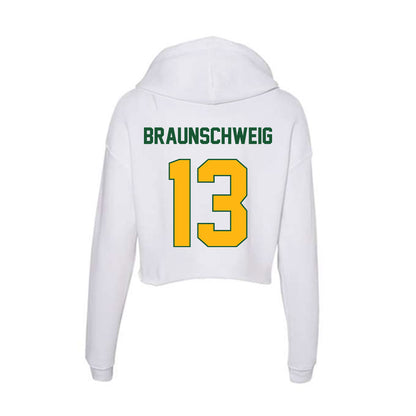 UAB - NCAA Baseball : Logan Braunschweig - Classic Shersey Women's Crop Fleece Hoodie-1