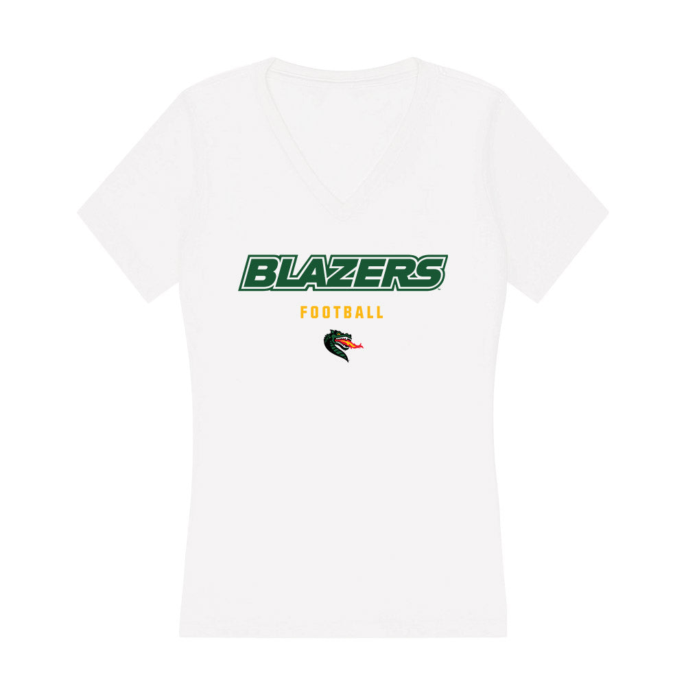 UAB - NCAA Football : Wes Wiggins - Classic Shersey Women's V-Neck T-Shirt-0