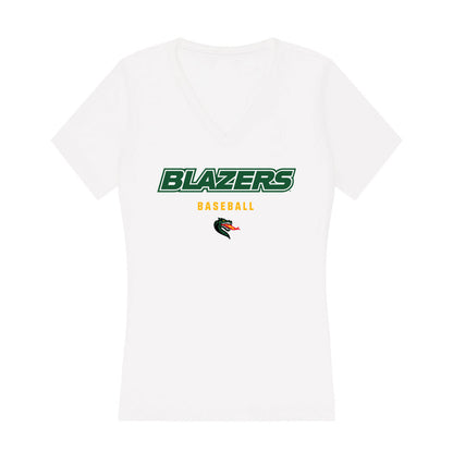 UAB - NCAA Baseball : Carter Samuelson - Classic Shersey Women's V-Neck T-Shirt-0