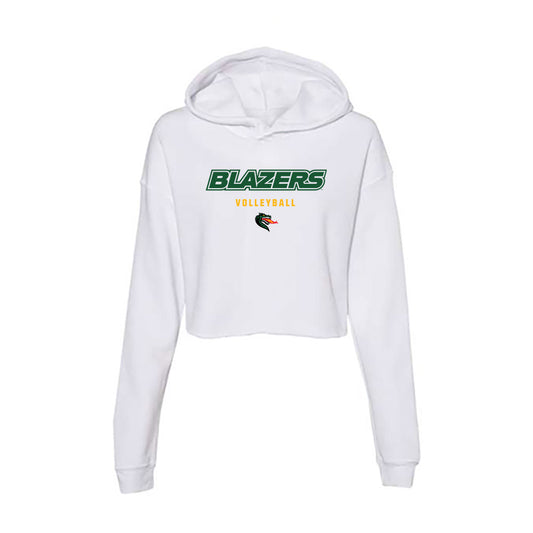 UAB - NCAA Women's Volleyball : Abigail Jones - Classic Shersey Women's Crop Fleece Hoodie-0