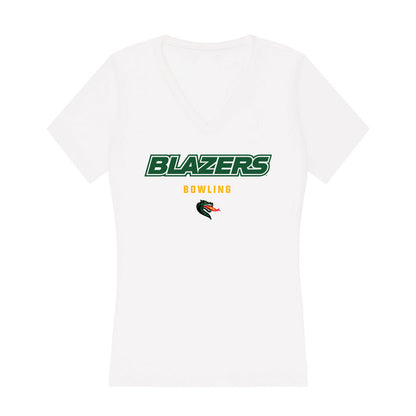 UAB - NCAA Women's Bowling : Jordan Wingerer - Classic Shersey Women's V-Neck T-Shirt-0