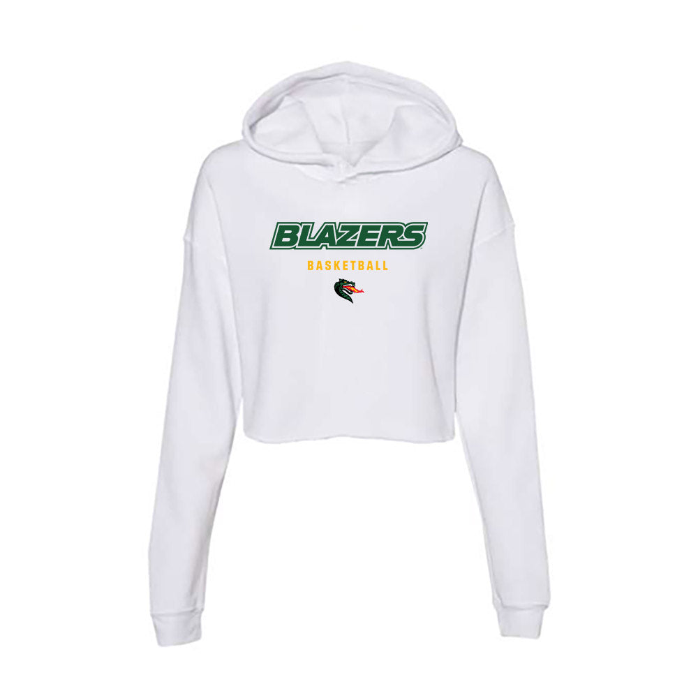 UAB - NCAA Women's Basketball : Ashley Garner - Classic Shersey Women's Crop Fleece Hoodie-0