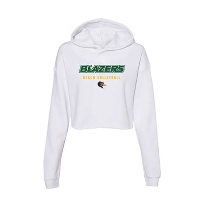 UAB - NCAA Beach Volleyball : Sarah Smith - Classic Shersey Women's Crop Fleece Hoodie-0