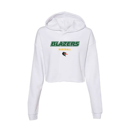 UAB - NCAA Baseball : Carter Samuelson - Classic Shersey Women's Crop Fleece Hoodie-0