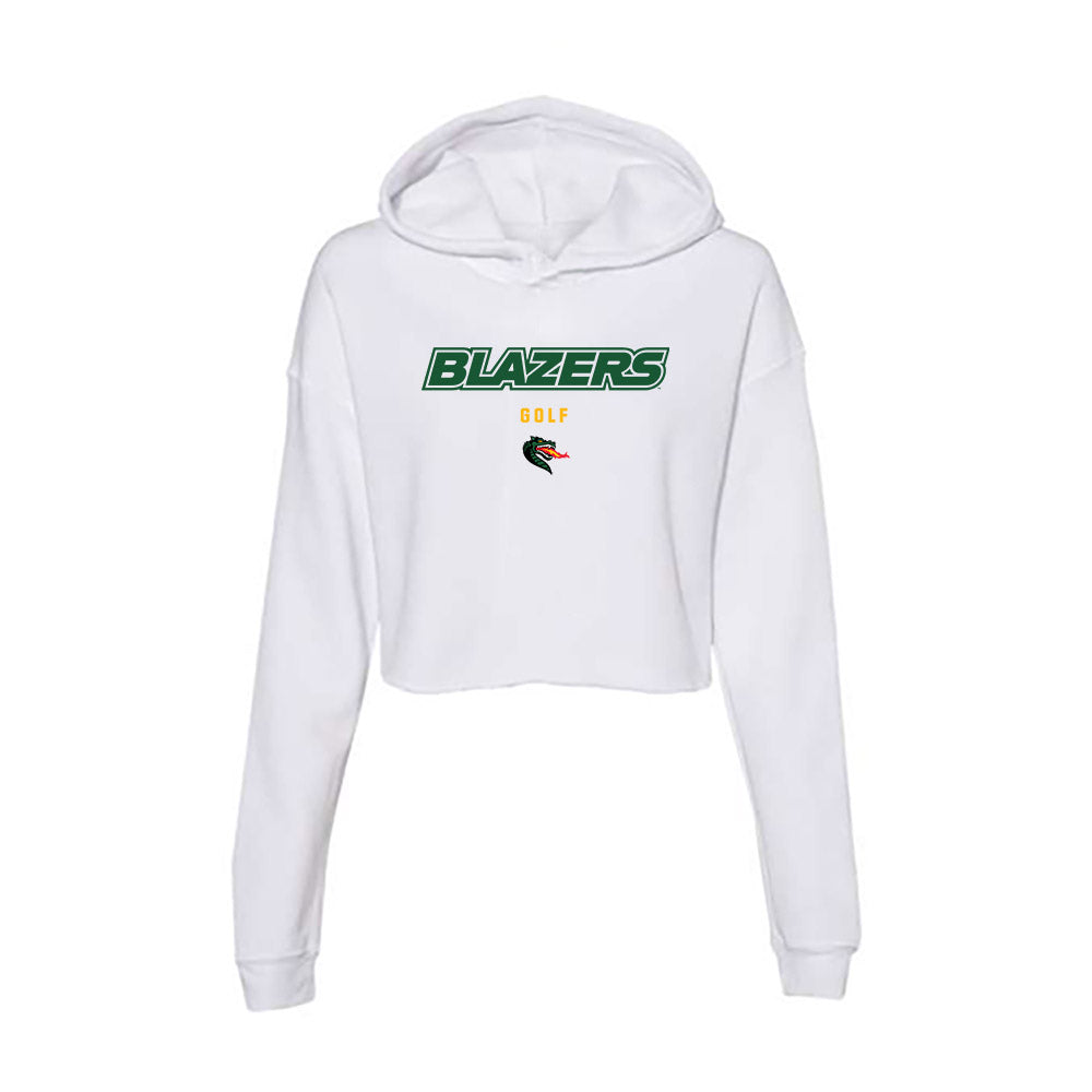 UAB - NCAA Women's Golf : Grace Sinclair - Classic Shersey Women's Crop Fleece Hoodie-0