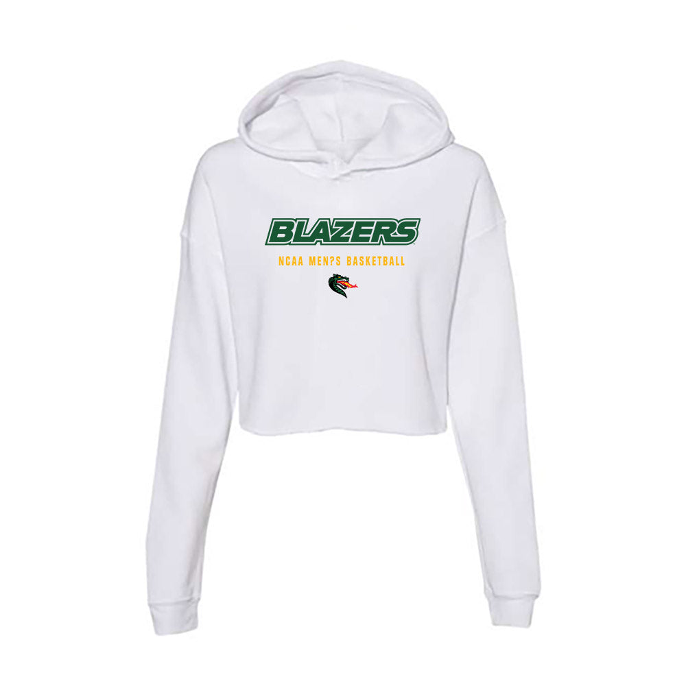 UAB - NCAA Men's Basketball : Alejandro Vasquez - Classic Shersey Women's Crop Fleece Hoodie-0