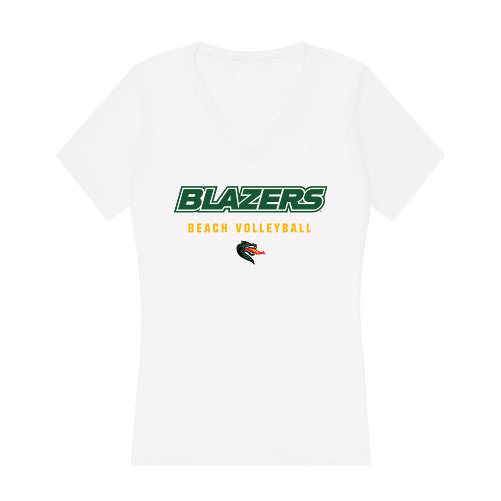 UAB - NCAA Beach Volleyball : Alexa Smith - Classic Shersey Women's V-Neck T-Shirt-0