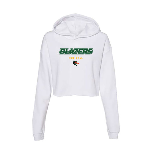 UAB - NCAA Football : JQuan Mason - Classic Shersey Women's Crop Fleece Hoodie-0