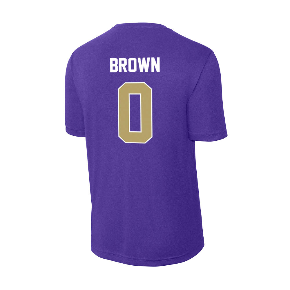 JMU - NCAA Men's Basketball : Christian Brown - Activewear T-Shirt-1