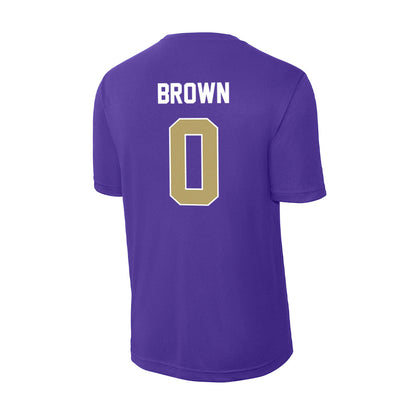 JMU - NCAA Men's Basketball : Christian Brown - Activewear T-Shirt-1