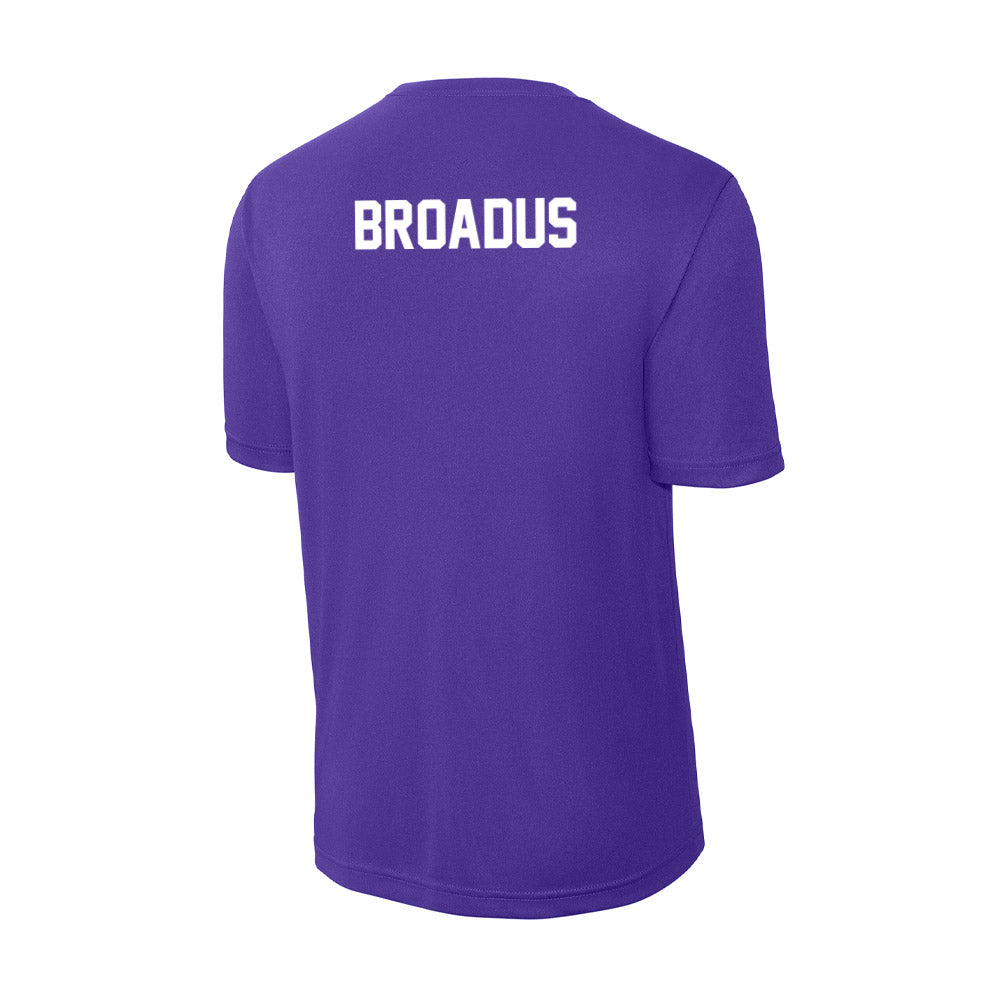 JMU - NCAA Women's Track & Field : Vashaun Broadus - Classic Shersey Activewear T-Shirt-1