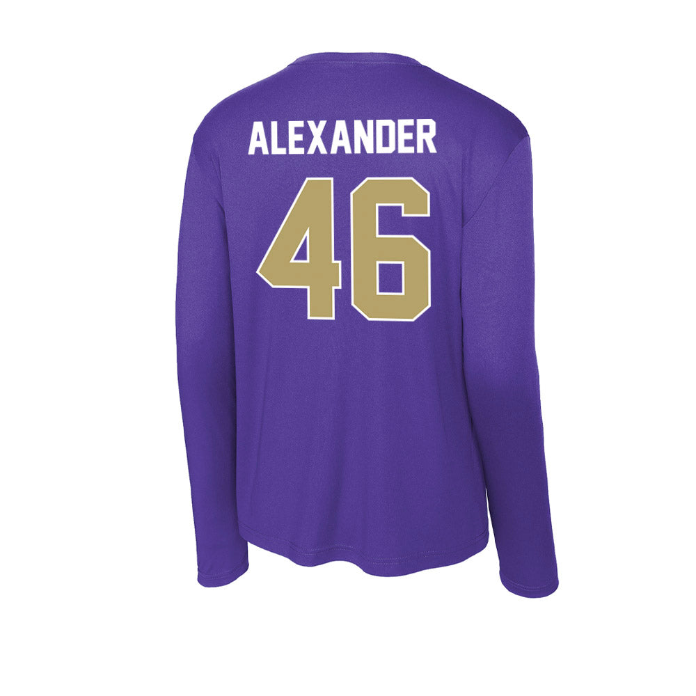 JMU - NCAA Baseball : Luke Alexander - Activewear Long Sleeve T-Shirt-1