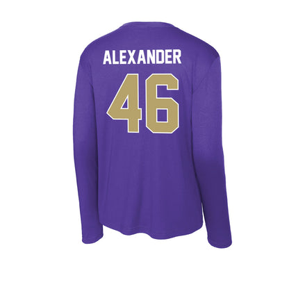 JMU - NCAA Baseball : Luke Alexander - Activewear Long Sleeve T-Shirt-1