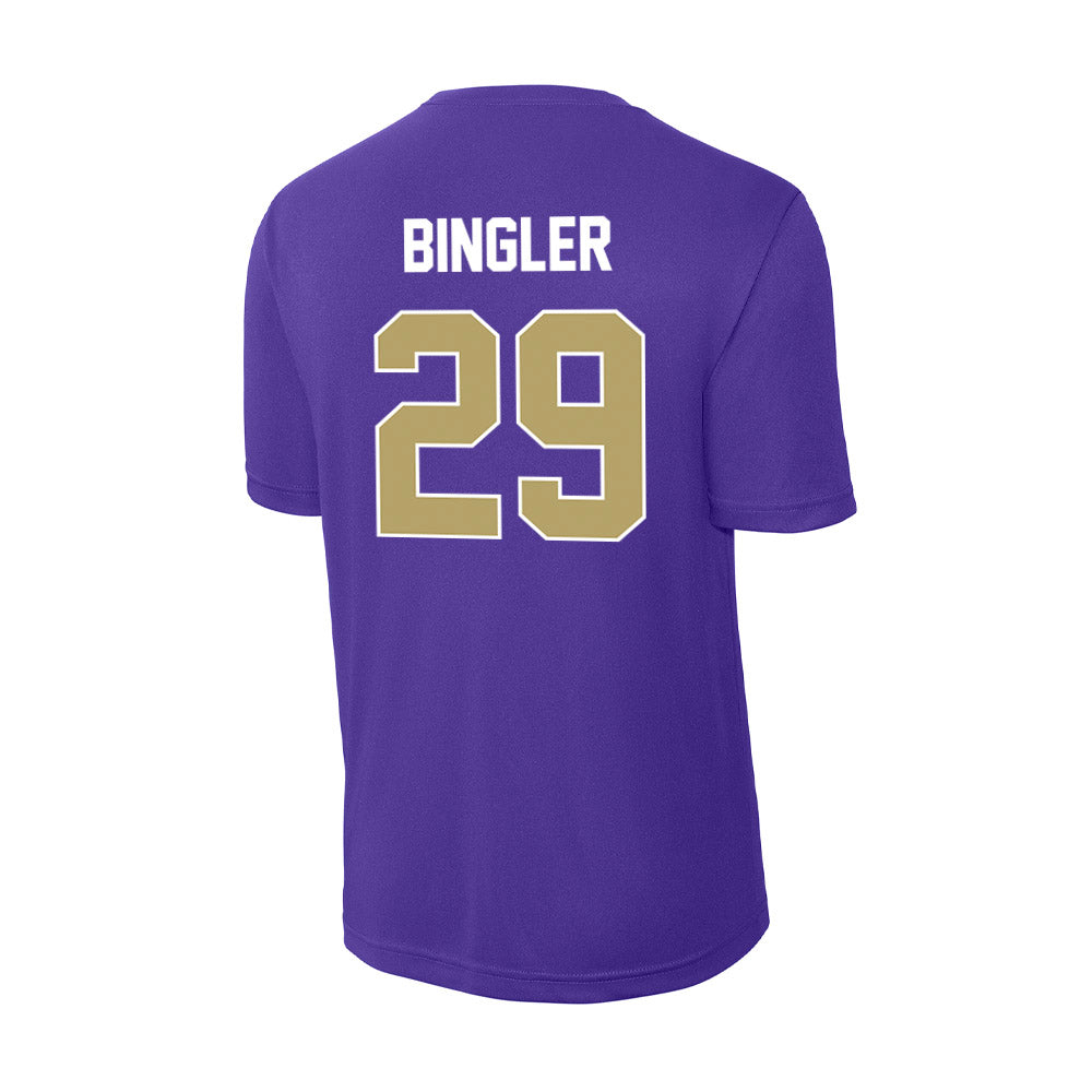JMU - NCAA Baseball : Alex Bingler - Activewear T-Shirt-1