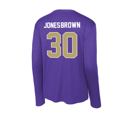 JMU - NCAA Women's Basketball : Ja'Quoia Jones-Brown - Classic Shersey Activewear Long Sleeve T-Shirt-1
