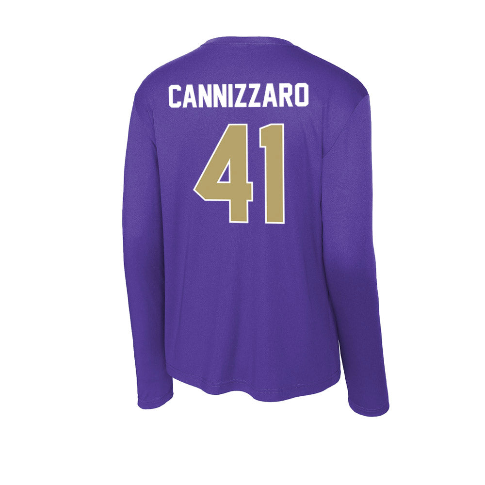 JMU - NCAA Baseball : Jack Cannizzaro - Activewear Long Sleeve T-Shirt-1
