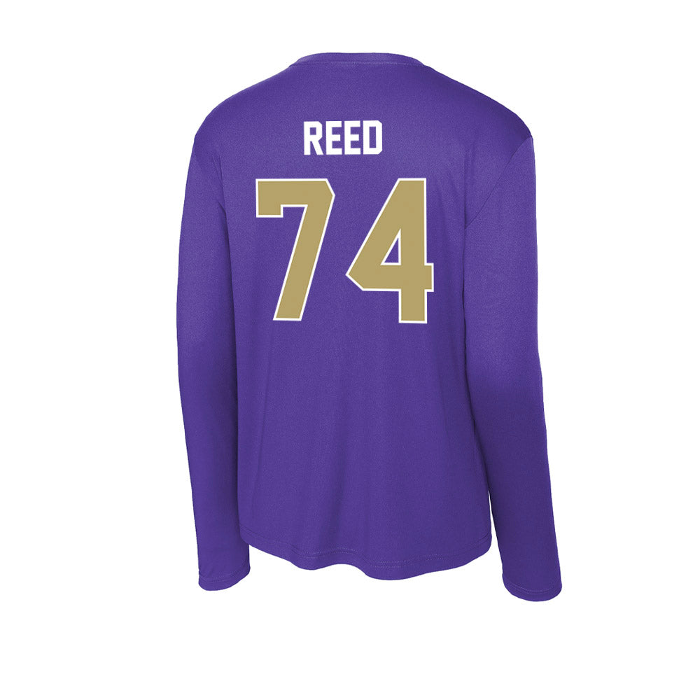 JMU - NCAA Football : Sani Reed - Activewear Long Sleeve T-Shirt-1