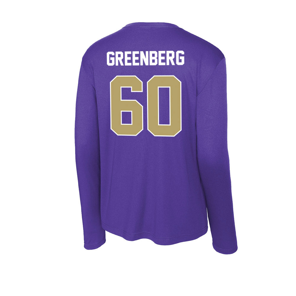 JMU - NCAA Football : Zach Greenberg - Activewear Long Sleeve T-Shirt-1