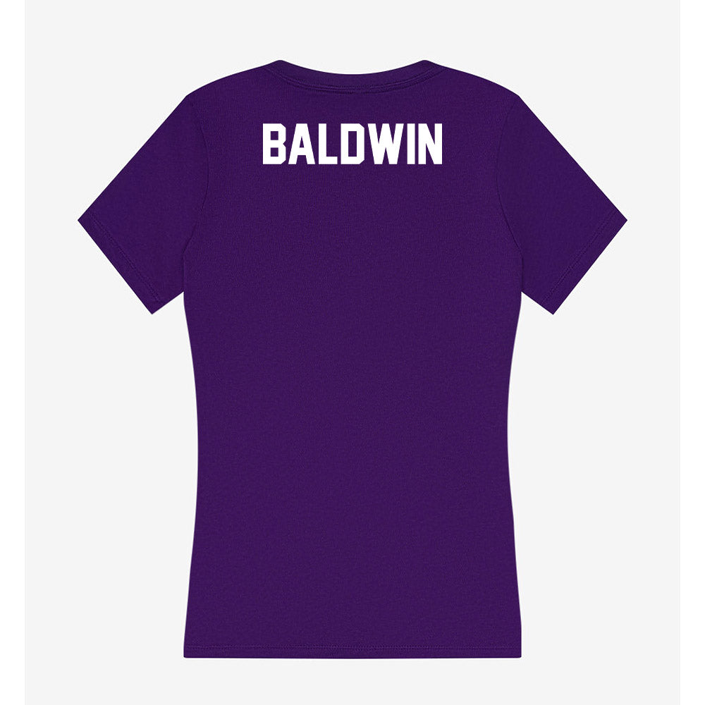 JMU - NCAA Cheerleading : Augusta Baldwin - Classic Shersey Women's V-Neck T-Shirt-1