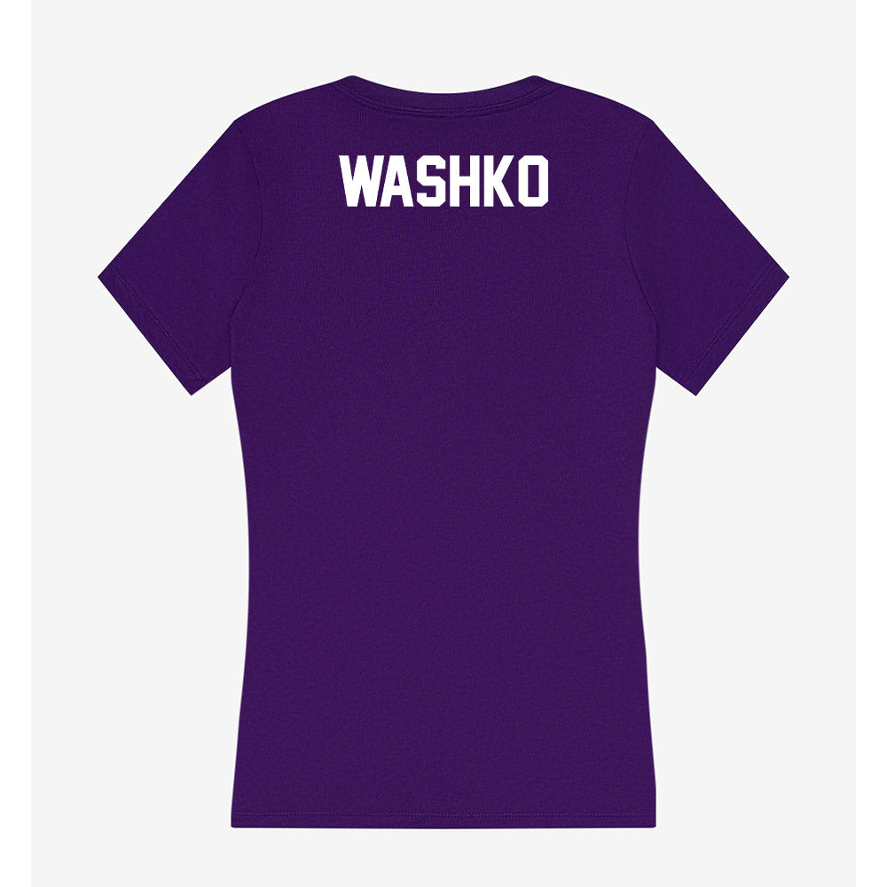 JMU - NCAA Cheerleading : Mary Washko - Classic Shersey Women's V-Neck T-Shirt-1