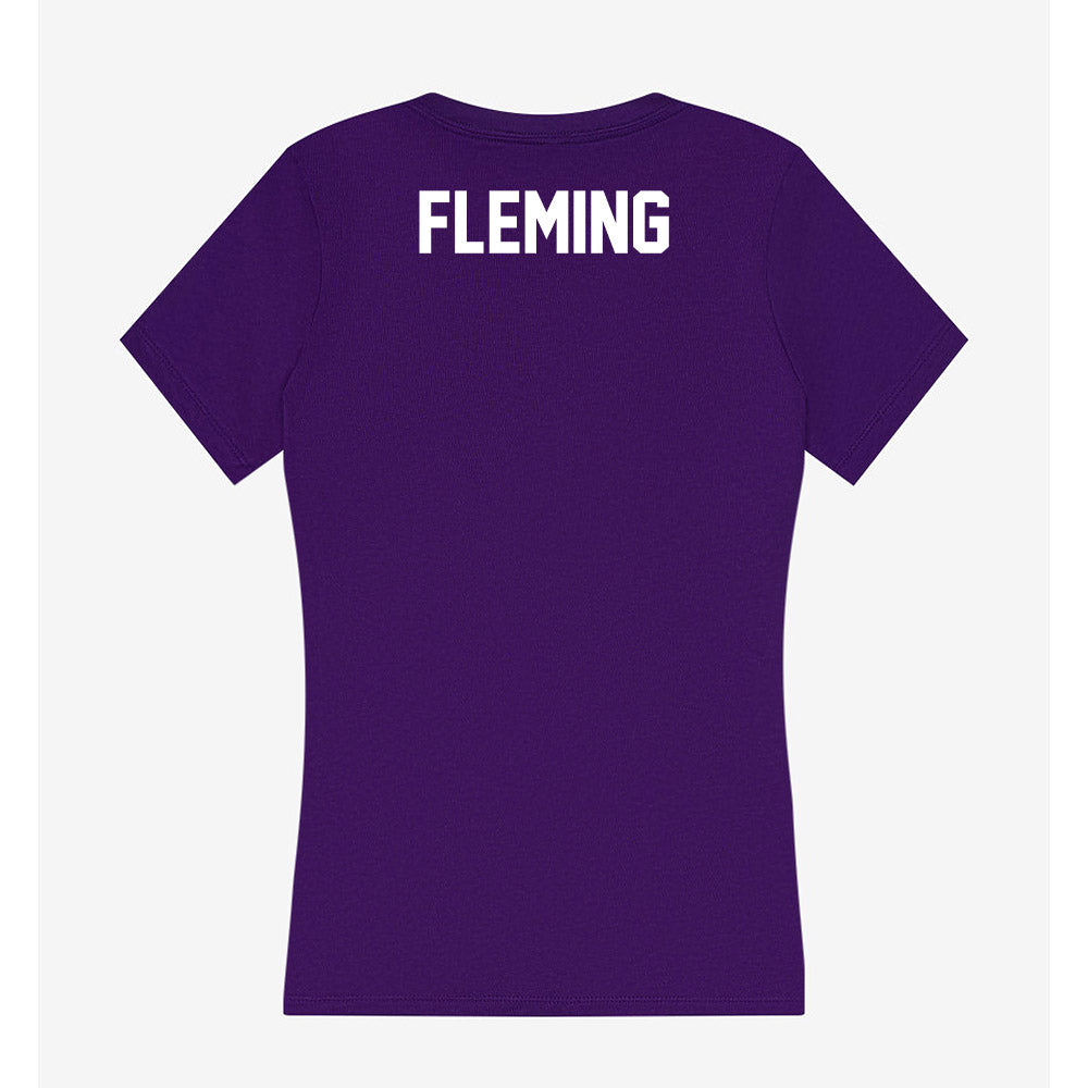 JMU - NCAA Cheerleading : Dominic Fleming - Classic Shersey Women's V-Neck T-Shirt-1