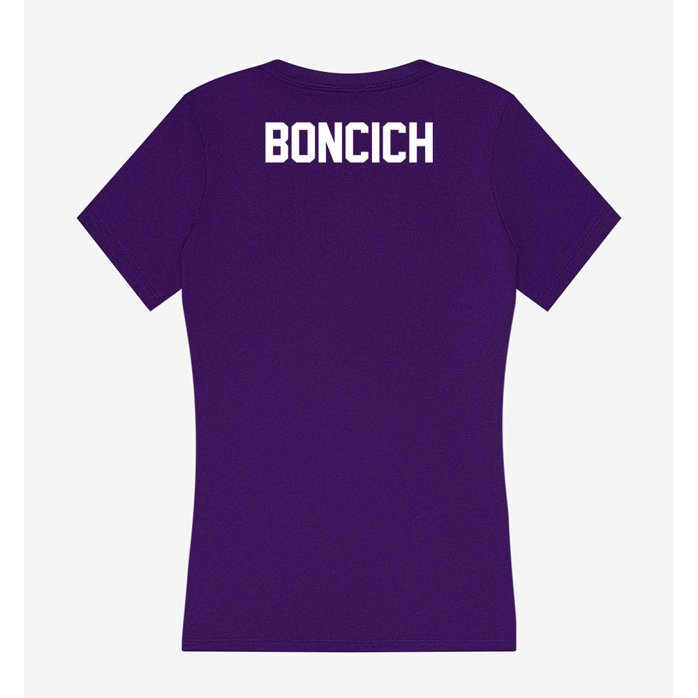 JMU - NCAA Cheerleading : Annaka Boncich - Classic Shersey Women's V-Neck T-Shirt-1