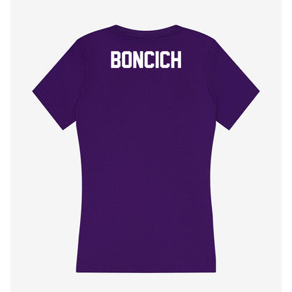 JMU - NCAA Cheerleading : Annaka Boncich - Classic Shersey Women's V-Neck T-Shirt-1
