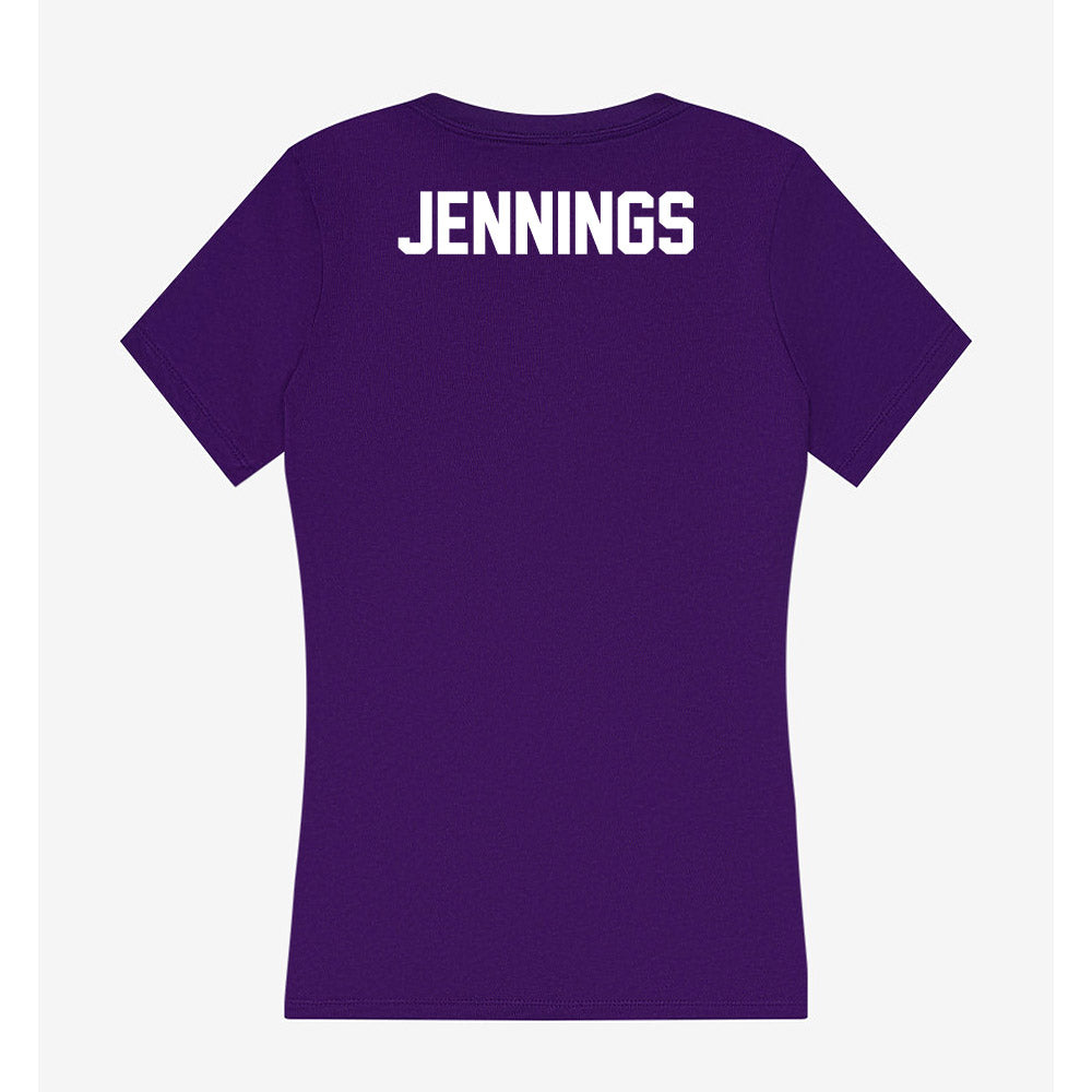 JMU - NCAA Cheerleading : Hailey Jennings - Classic Shersey Women's V-Neck T-Shirt-1