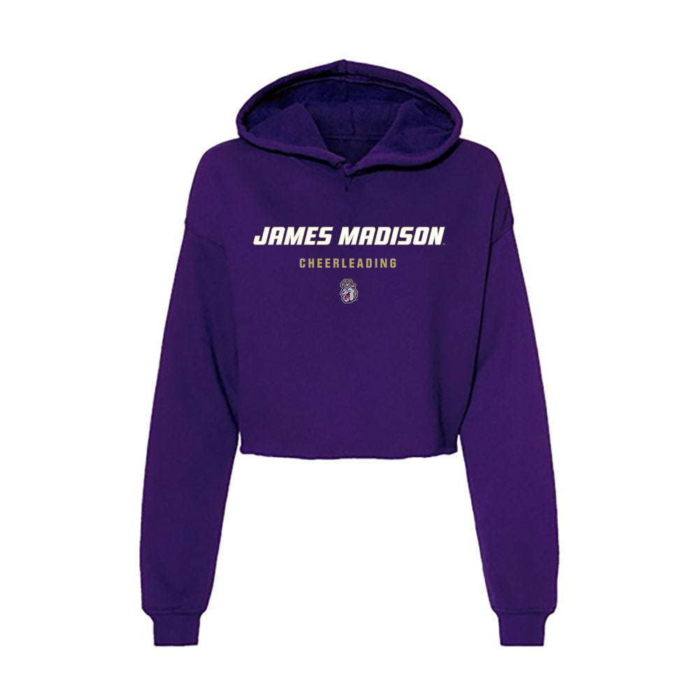 JMU - NCAA Cheerleading : Julia Claire Marcus - Classic Shersey Women's Crop Fleece Hoodie-0