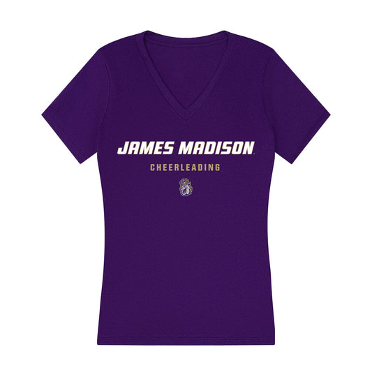 JMU - NCAA Cheerleading : Julia Claire Marcus - Classic Shersey Women's V-Neck T-Shirt-0
