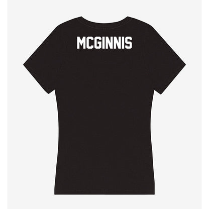 Campbell - NCAA Cheerleading : Lauren McGinnis - Women's V-Neck T-Shirt-1