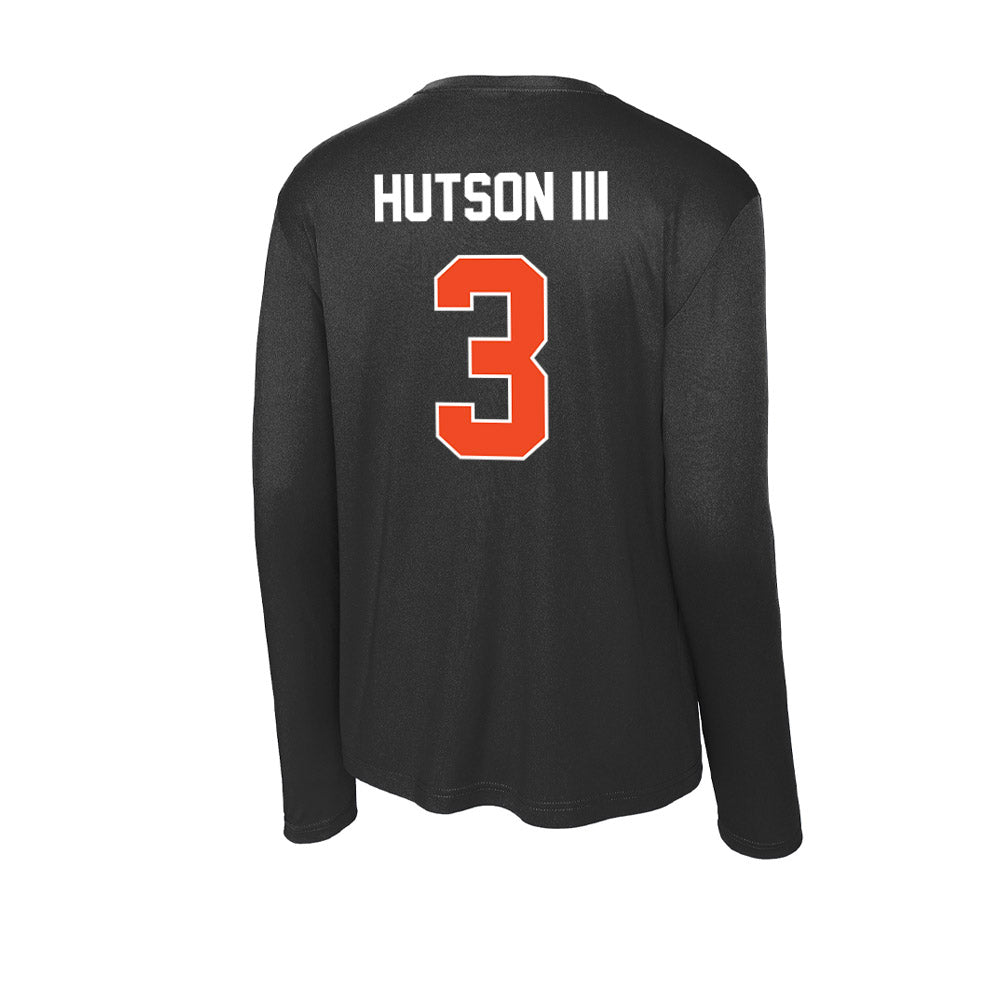Campbell - NCAA Football : Paul Hutson III - Activewear Long Sleeve T-Shirt-1