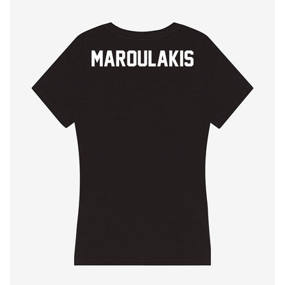 Campbell - NCAA Cheerleading : Destiny Maroulakis - Women's V-Neck T-Shirt-1