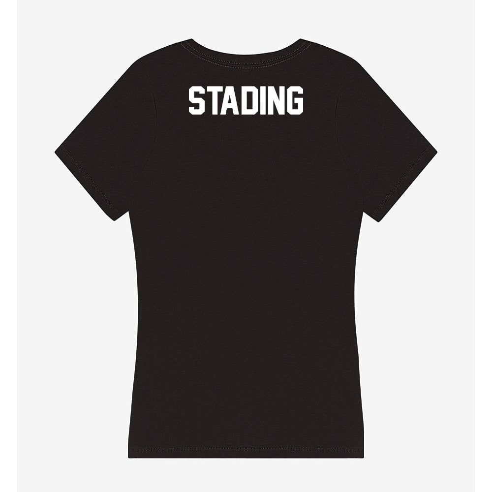 Campbell - NCAA Cheerleading : Jack Stading - Women's V-Neck T-Shirt-1