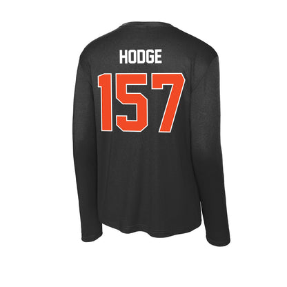 Campbell - NCAA Wrestling : Kendrick Hodge - Activewear Long Sleeve T-Shirt-1