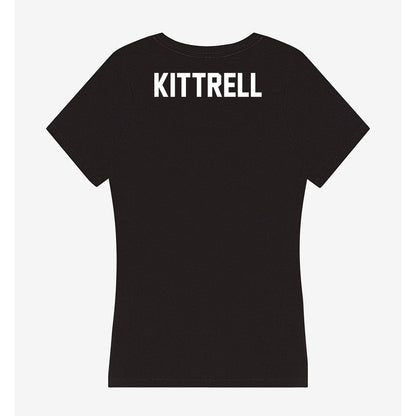 Campbell - NCAA Cheerleading : JayShaynna Kittrell - Women's V-Neck T-Shirt-1