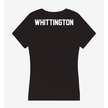 Campbell - NCAA Cheerleading : Whitt Whittington - Women's V-Neck T-Shirt-1