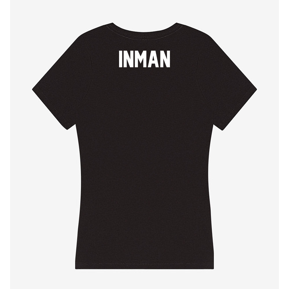 Campbell - NCAA Cheerleading : Tamarah Inman - Women's V-Neck T-Shirt-1