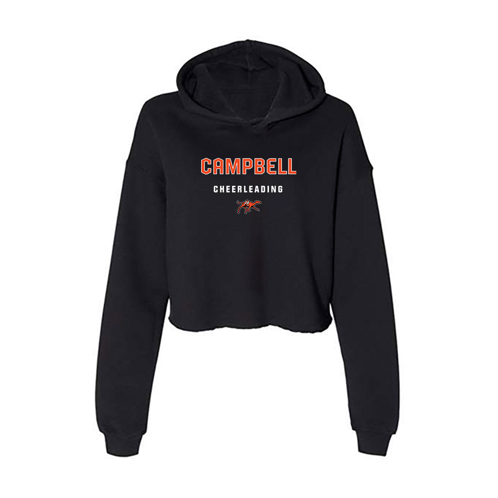 Campbell - NCAA Cheerleading : Lila Biasi - Women's Crop Fleece Hooded Sweatshirt-0