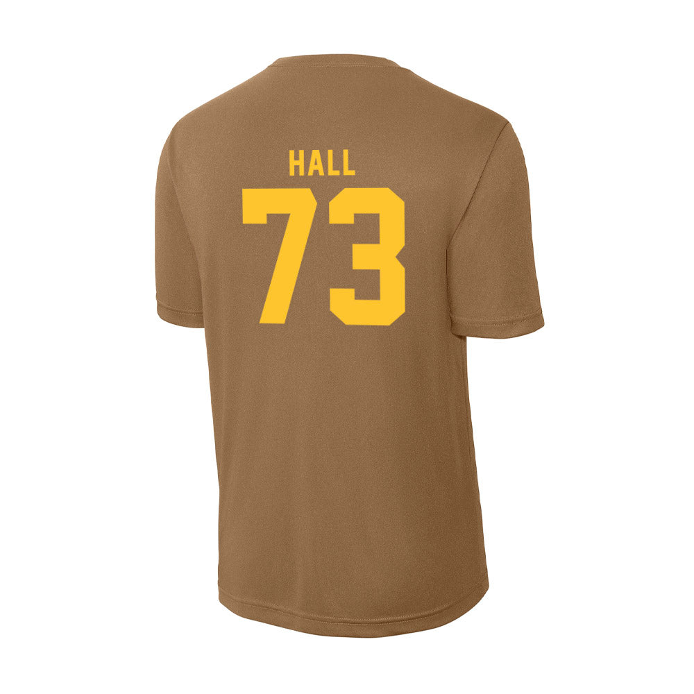 Wyoming - NCAA Football : Caleb Hall - Activewear T-Shirt-1