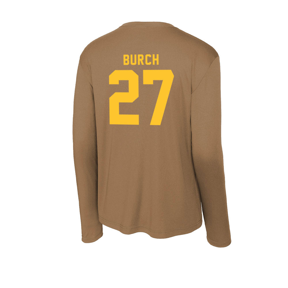Wyoming - NCAA Football : Dontae Burch - Classic Shersey Activewear Long Sleeve T-Shirt-1