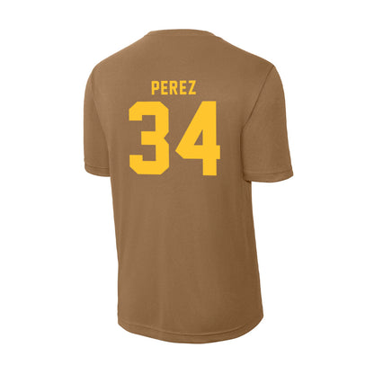 Wyoming - NCAA Football : Steven Perez - Activewear T-Shirt-1