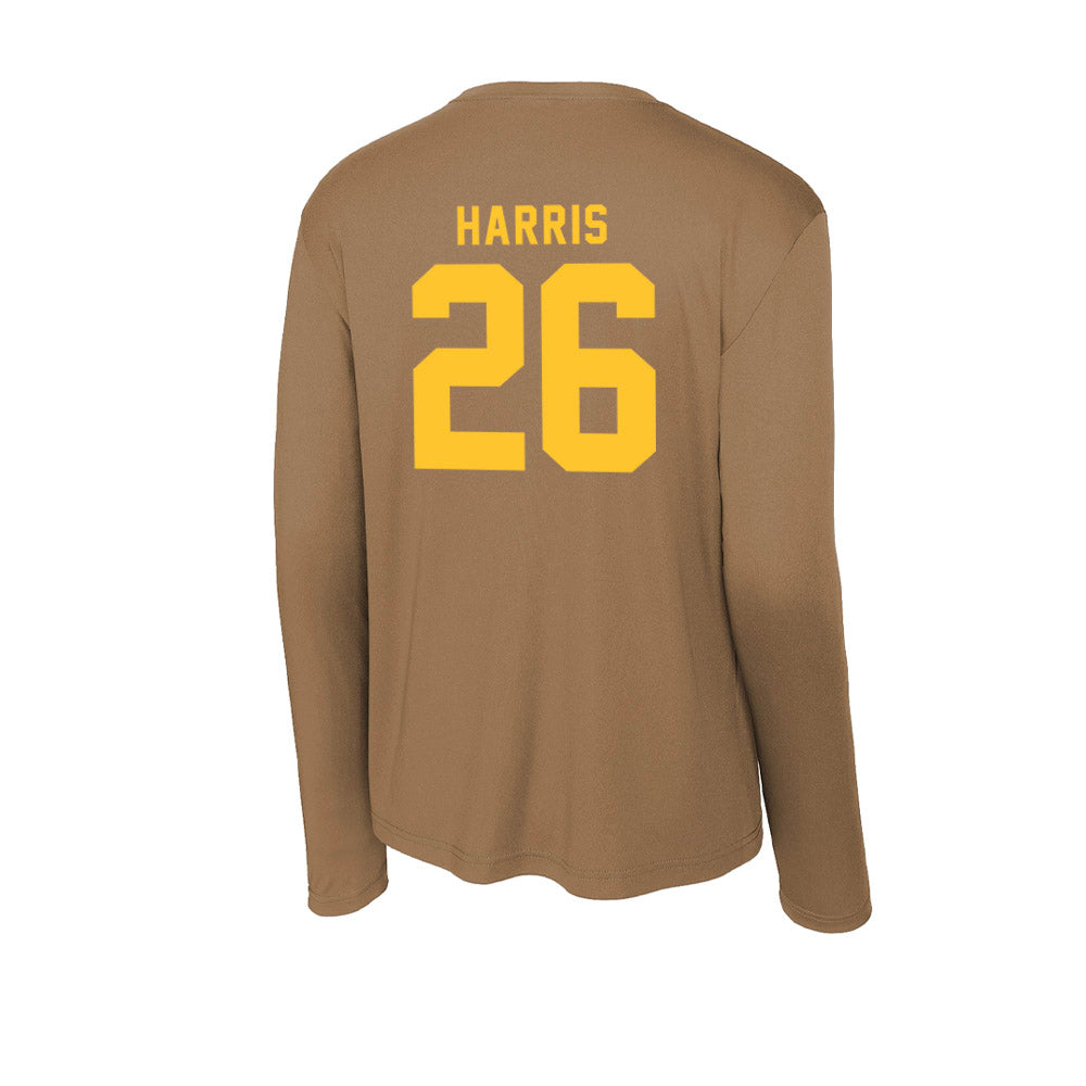 Wyoming - NCAA Football : Samuel Harris - Activewear Long Sleeve T-Shirt-1